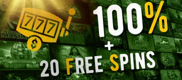 100% Bonus + 20 Free Spins