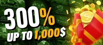 300% Bonus up to $1,000