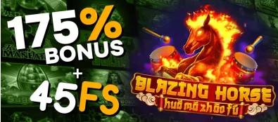 Blazing Horse with 175% bonus