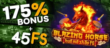 Blazing Horse with 175% bonus